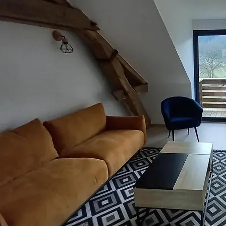 アパート Famille & Bain Nordique, Chez Bubu, Ecole Renovee Au Coeur Des Vosges *