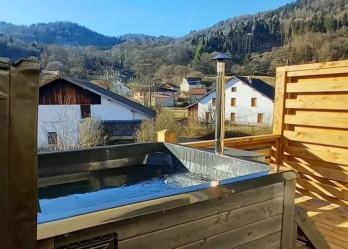 Famille & Bain Nordique, Chez Bubu, Ecole Renovee Au Coeur Des Vosges Vecoux